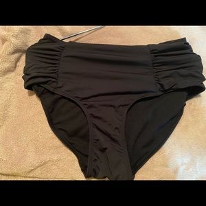 La vie en rose aqua bikini bottom